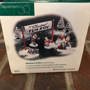 Department 56 North Pole series Christmas Fun Run